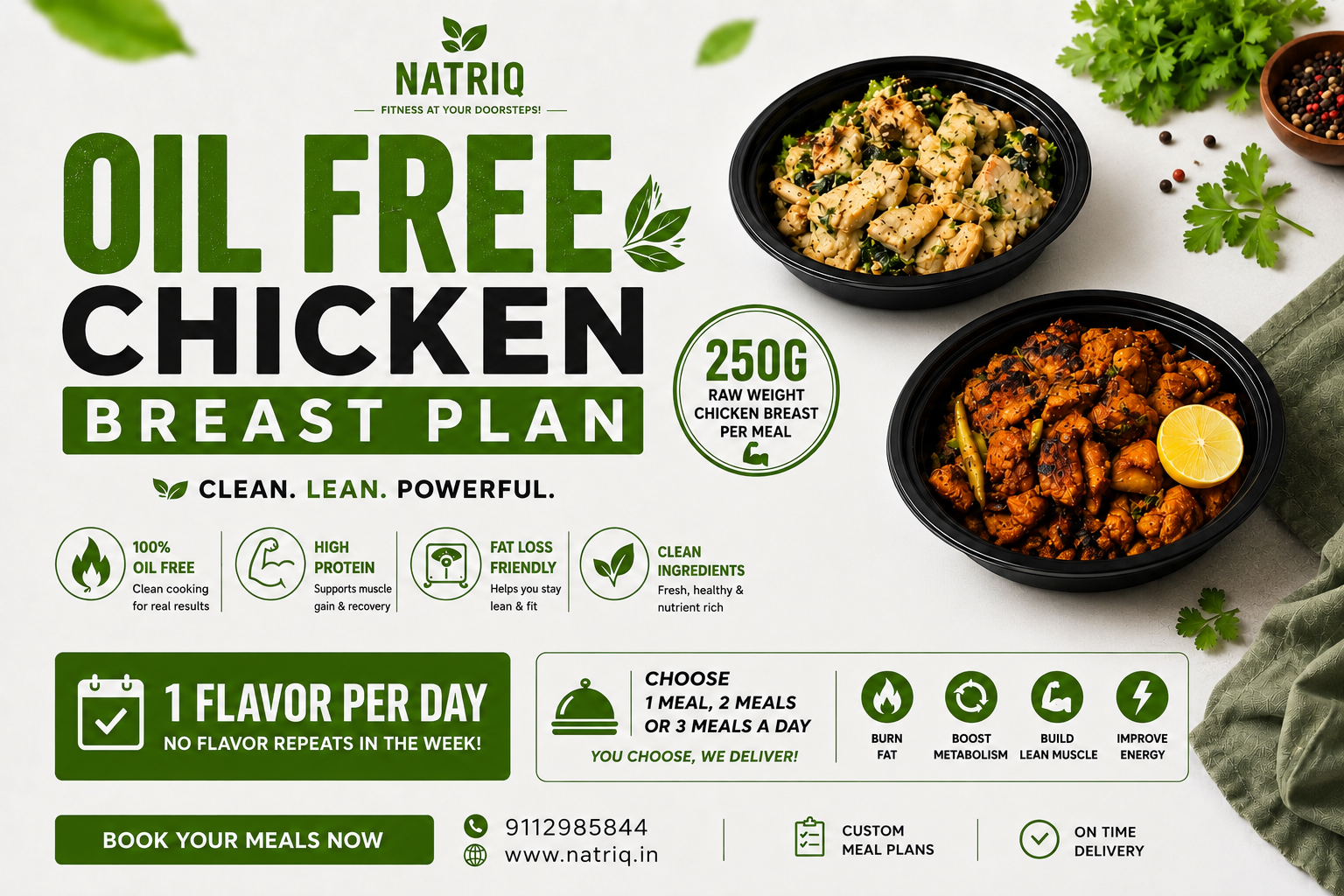 Oil Free Chicken Breast